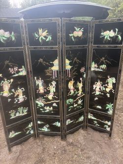 Mother of Pearl Coromandel Room Divider