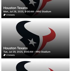 Training Camp Tickets 