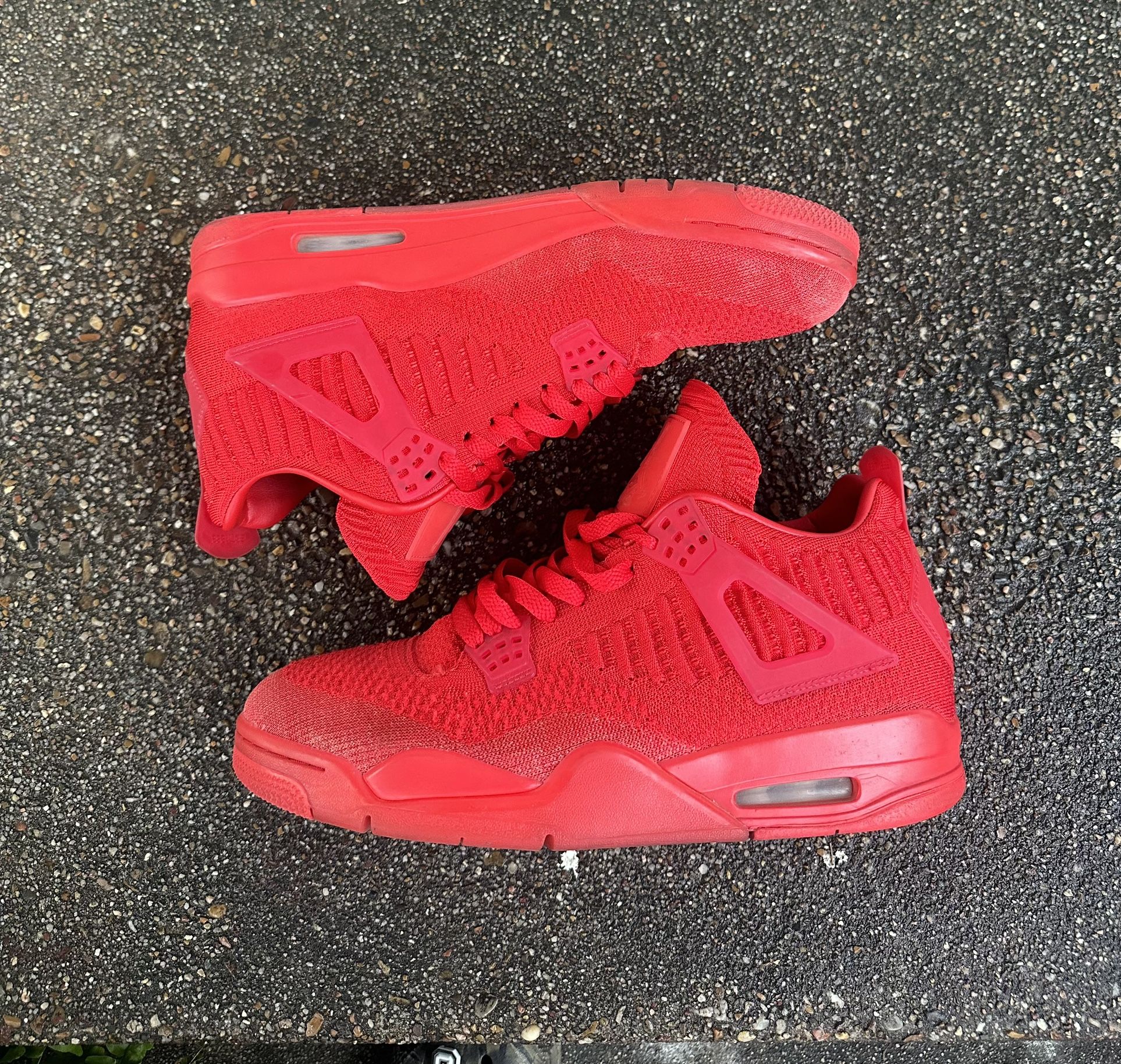 Jordan Retro 4 Flyknit Red