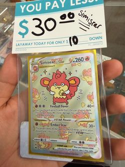 Simisear VSTAR GG37/GG70 Pokémon Card