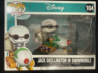 Funko Pop Rides Disney Jack Skellington in Snowmobile Nightmare Before Christmas