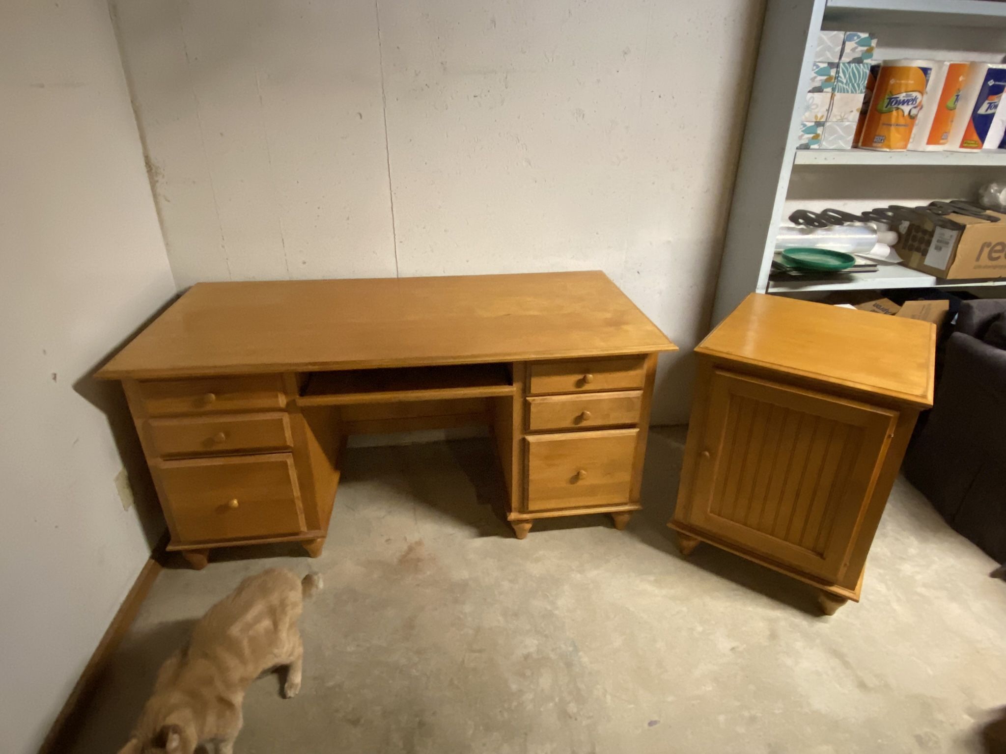 Desk & printer stand