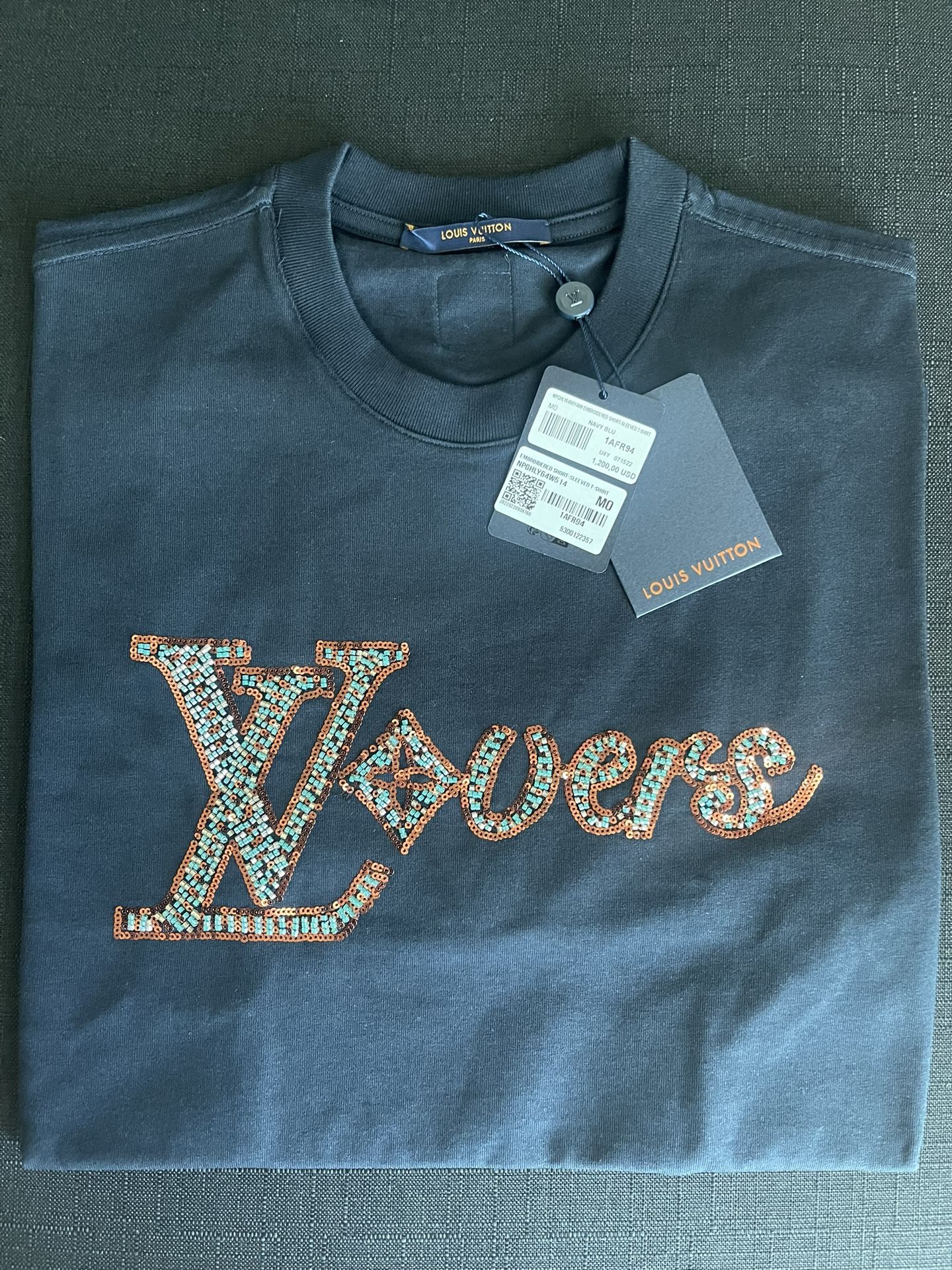 Louie Vuitton LVERS Embroidered T Shirt