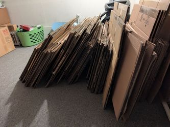 50+ moving boxes + lots of packing paper