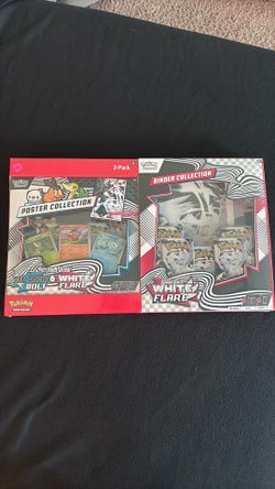 2 Pack White Flare Poster and Binder Collection