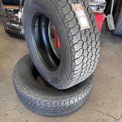 265/70R17 GOOD YEAR WRANGLER full pair 2 tires 