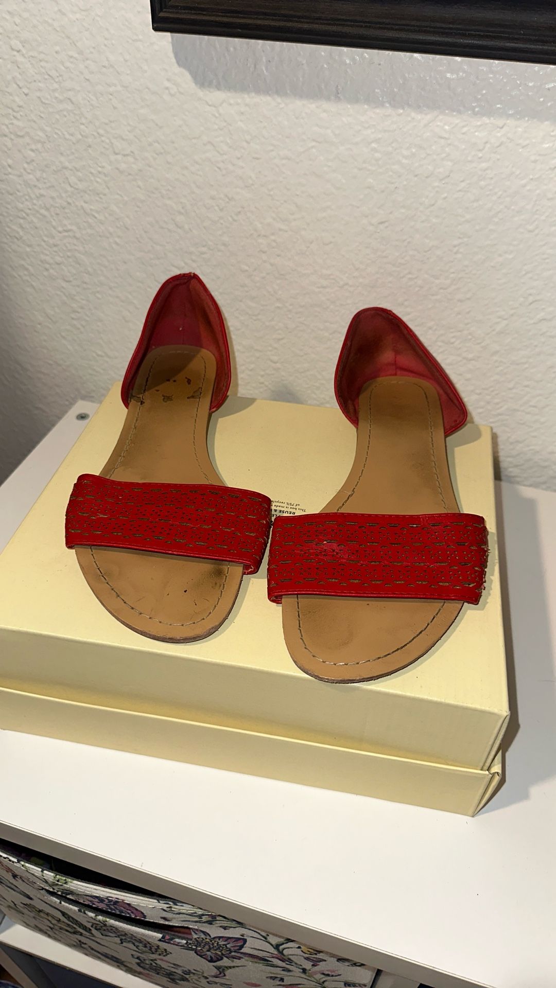 Red Sandals