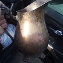 Victorian Rose Set Of Sliver Jugs And Boat