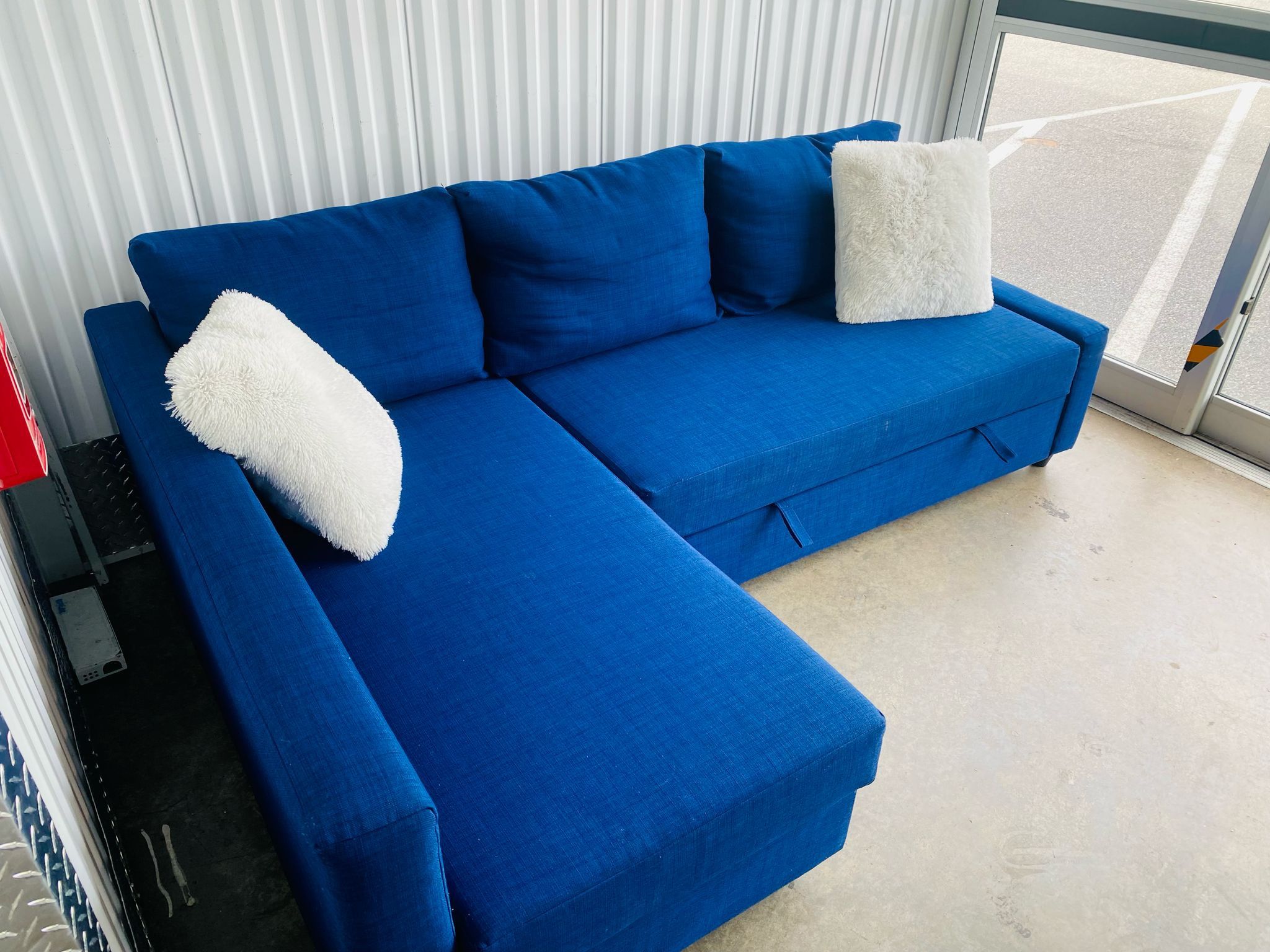 FREE DELIVERY - IKEA Nice Blue Color Comfortable Sleep Sofa (Look My Profile For More Options)