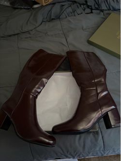 Leather boots
