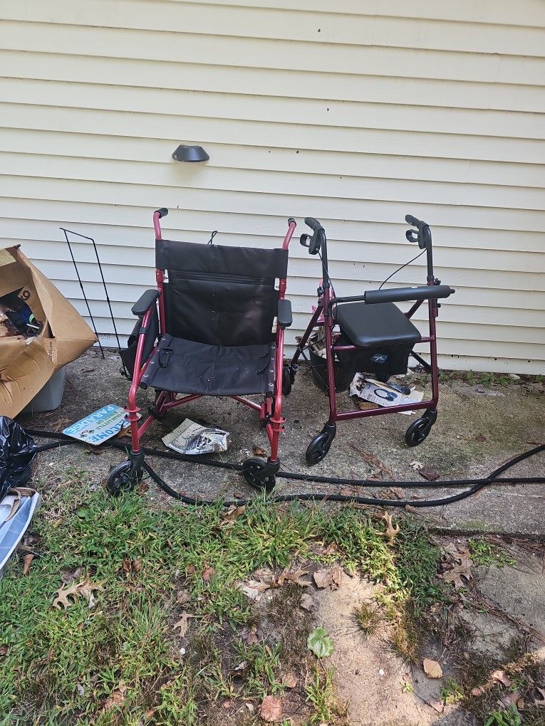 Wheelchair And Walker
