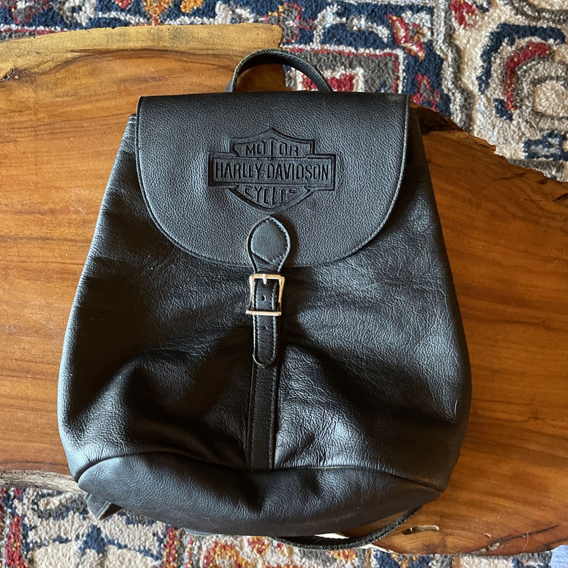 Harley Davidson Womens Leather Backpack Purse