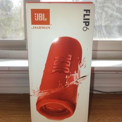 JBL Flip 6 Mini Portable Wireless Bluetooth Outdoor Stereo red