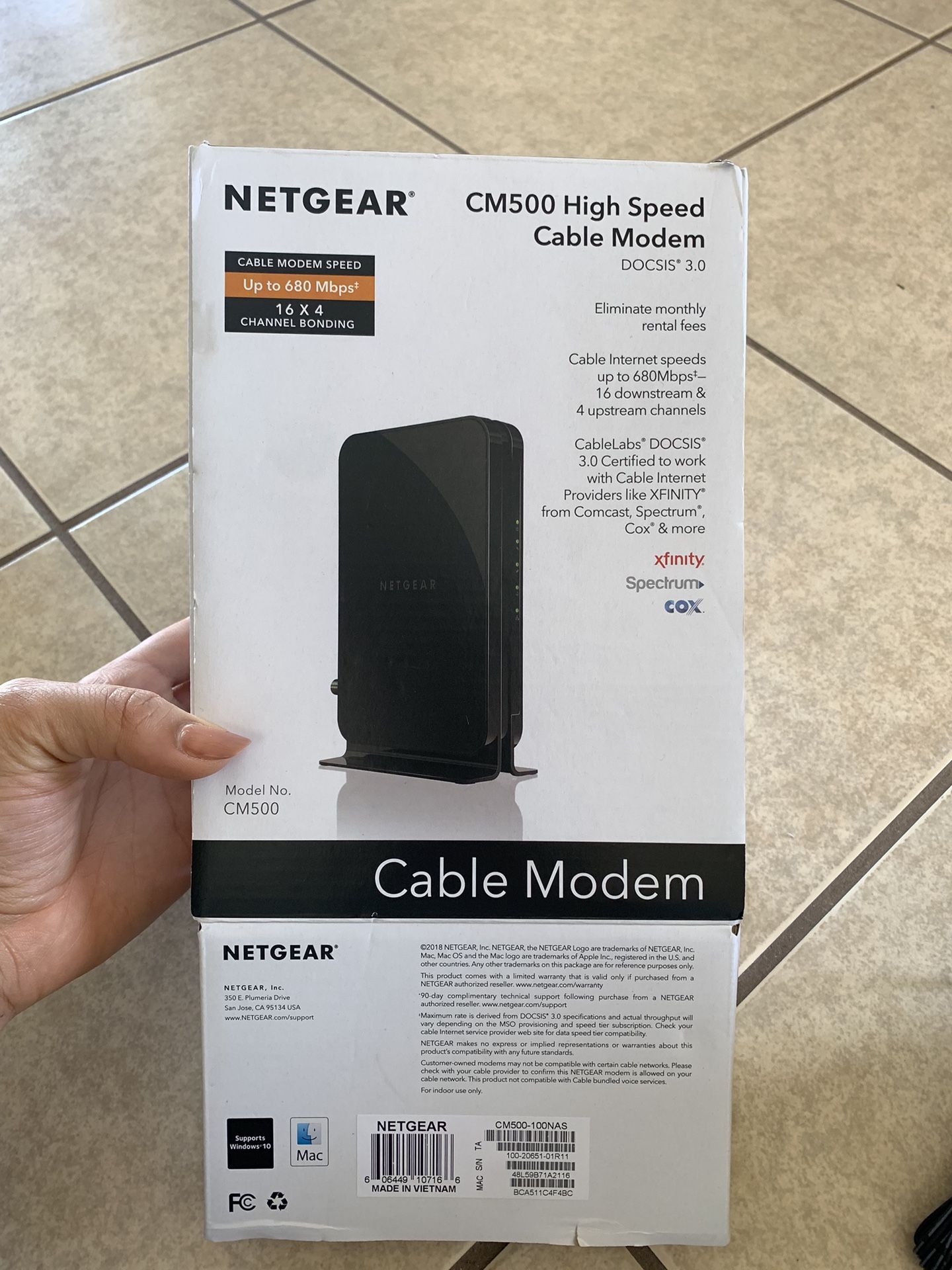 Netgear CM500 High Speed Cable Modem