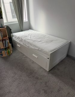 IKEA BRIMNES Daybed frame with ÅSVANG Foam mattress