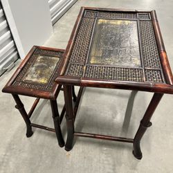 Authentic Thailand bamboo Side tables