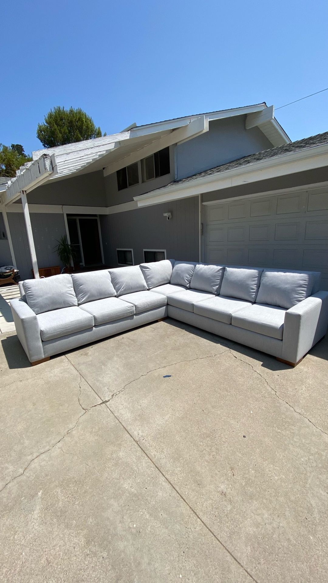 Like New Large Custom Sectional - Retail Price Over $6000