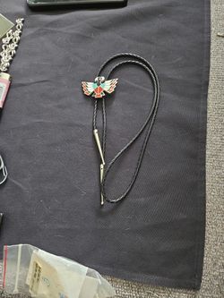 Indian Turquoise Man's Rope Neck Tie