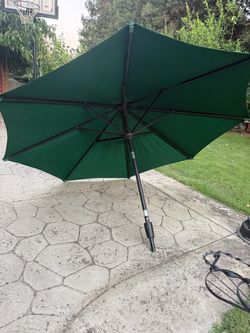 9-Feet Orchard Supply Hardware Heavy Duty Tilt Market Patio Umbrella