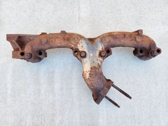 Chevrolet Left Exhaust Cast Manifold V8 Motor OEM Engine SBC 8 Cyl