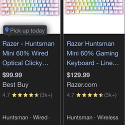 Razer 60% Huntsman Mini Keyboard