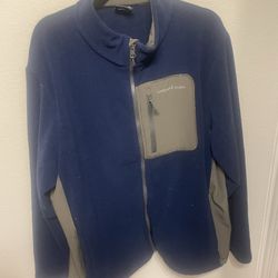 Vineyard Vines Men’s Full Zip Blue Jacket, Size Xl