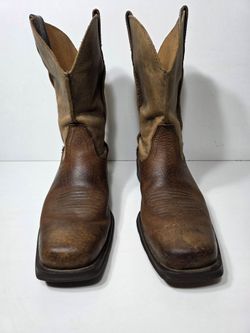Men's Western Leather Boots US Size 9