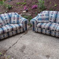 Beautiful Sofa and Loveseat Living Room Set