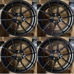 New Set 18 Inch Rims Wheels 18x8 +34 18x9 +41 (5x120) CB: 72.56 Fits BMW