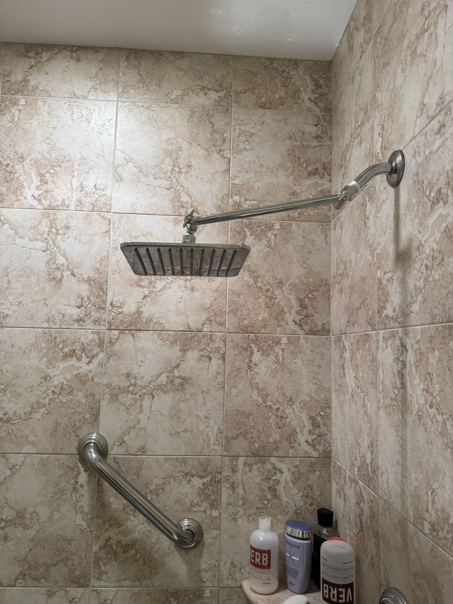 Hammerhead 8 In. square Rainfall Showerhead Chrome