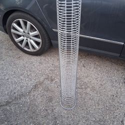 Vintage Atlantic 58 CD Wire Tower Storage Rack