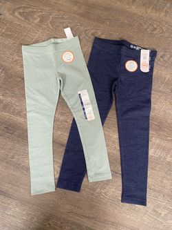 Lot of 2 New girls leggings pants size 4/5 by Wonder Nation #8