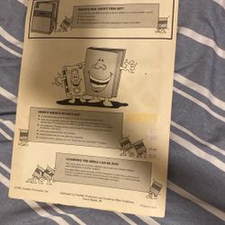 One of a kind 1985 the stowaway cassette children book and crayons