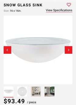 Glass Sink