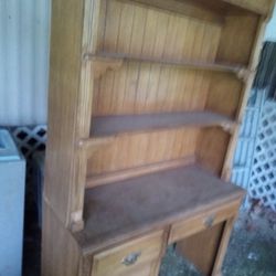 Book Case Table W/ Drawers