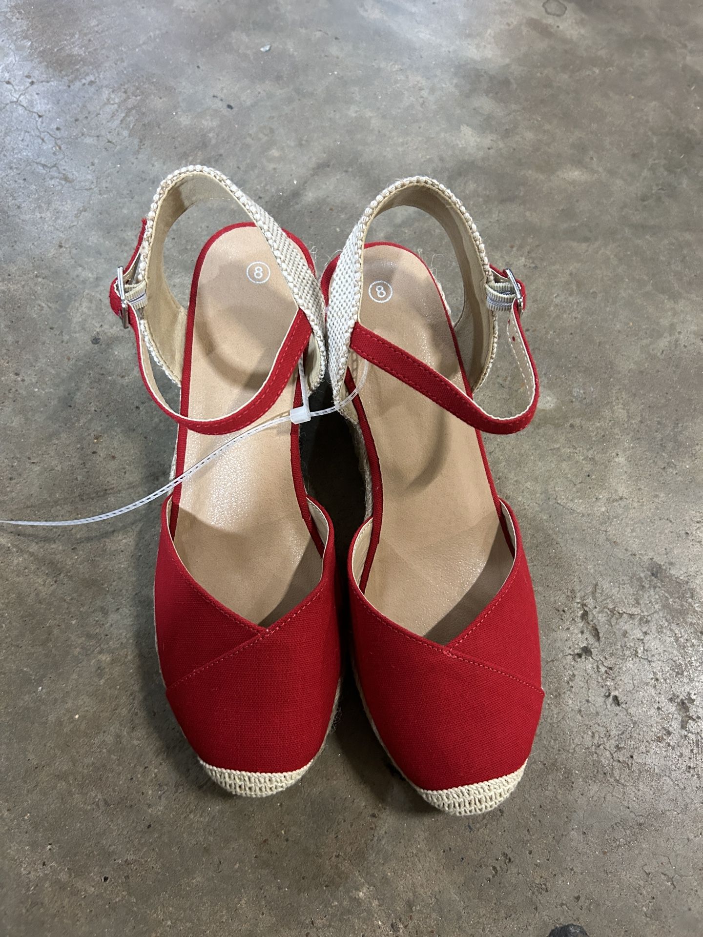 New Women Wedge Heels Shoes Size 8