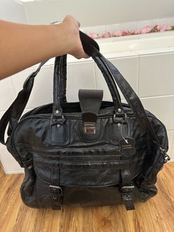 Genuine Leather Travel Bag – Good Condition : $6 OBO