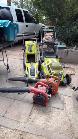 Mower trimmer blower chainsaw hedger