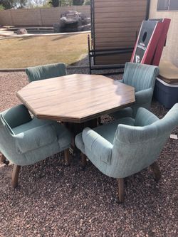 Large wooden table