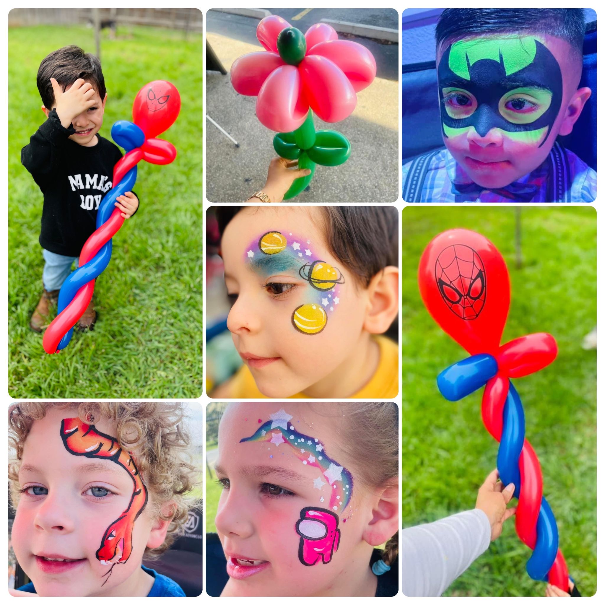 Face Painting And Balloons Twist
