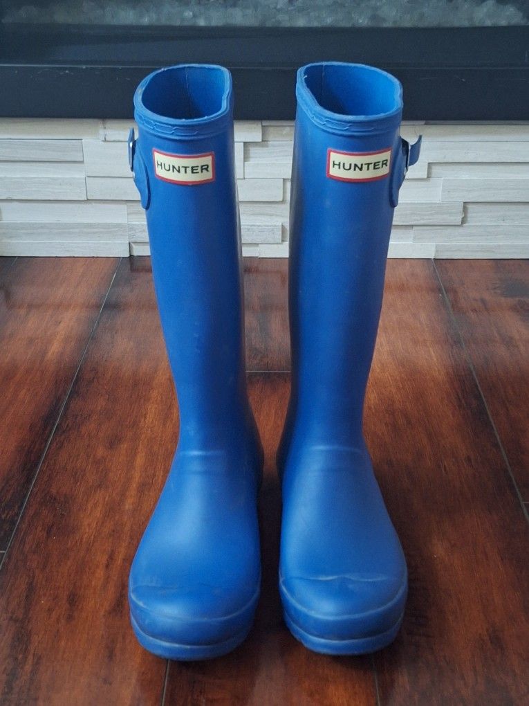 Hunter Classic Blue Waterproof Boots