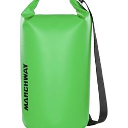 MARCHWAY Floating Waterproof Dry Bag Backpack 5L/10L/20L/30L/40L, Roll Top Sack Keeps Gear Dry for Kayaking, Rafting, Boating, Swimming, Camping, 🆕👍