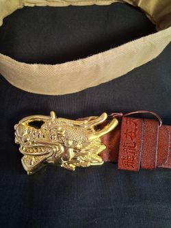 Dragon leather belt 40-42
