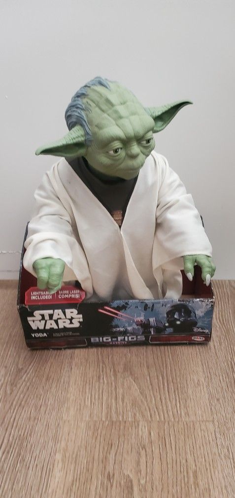 New In Box Star Wars 18 Inch Yoda Action Figure