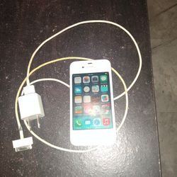 iPhone 4 And Charger 
