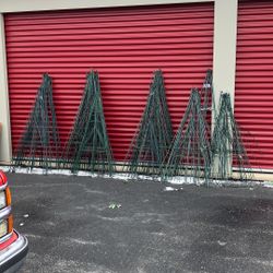 Tons Of Christmas Wreath Stands 