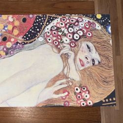 Gustav Klimt ‘Water Serpents II’ Printed Canvas Art