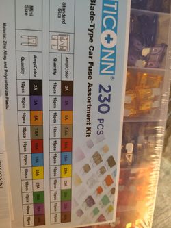 Blade Type Car Fuses 230 Pieces