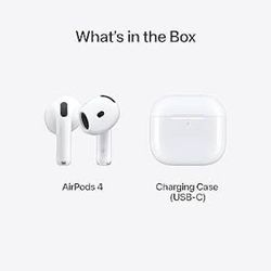 AirPod Generation 4 with noise cancellation. Fresh out of box