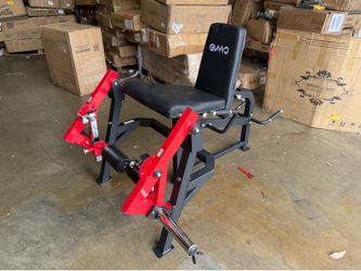 GMWD Leg Extension and Curl Machine, Single Leg Extension, Lying Leg Curl, Standing Leg Curl, Adjustable Leg Exercise Bench with Plate Loaded, Leg Mac